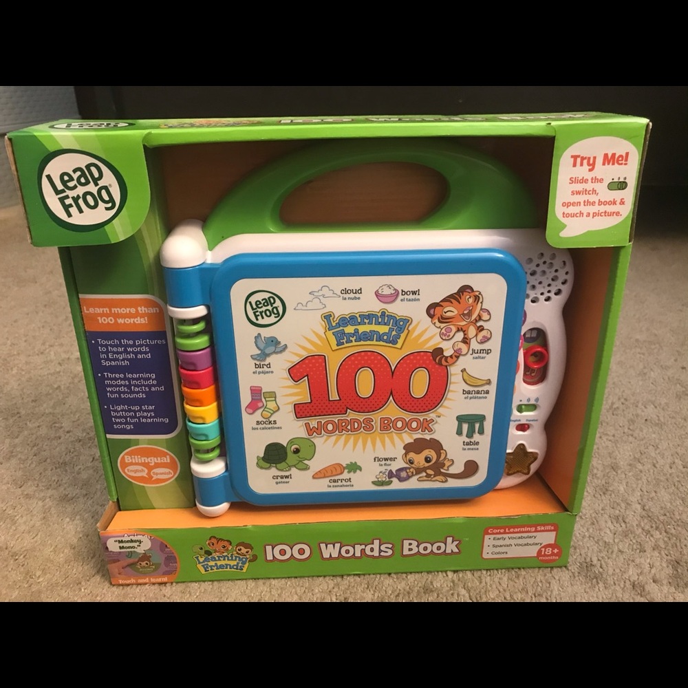 *SOLD @YARD SALE* Leap Frog 100 Words Book